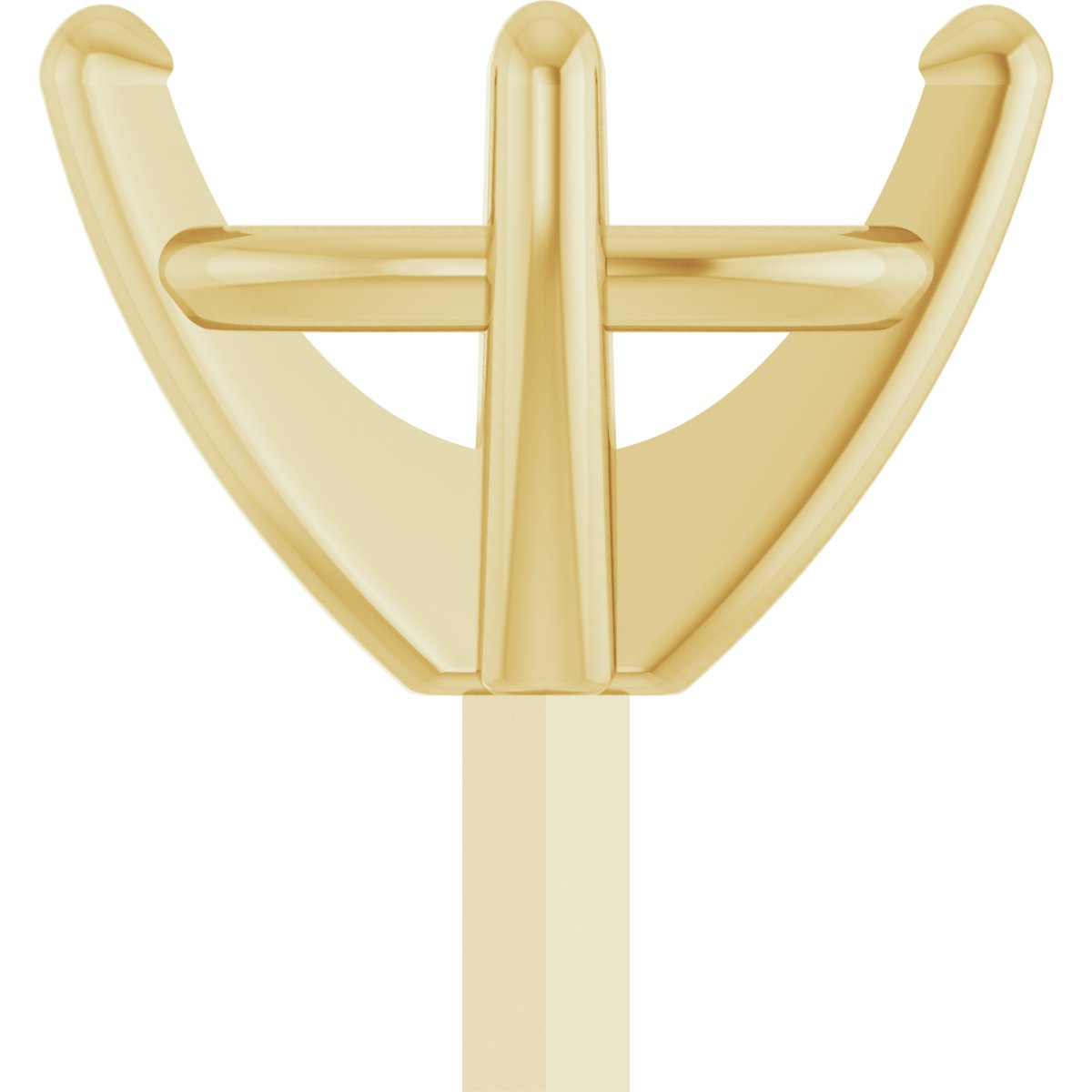 Oval 4-Prong Peg Setting