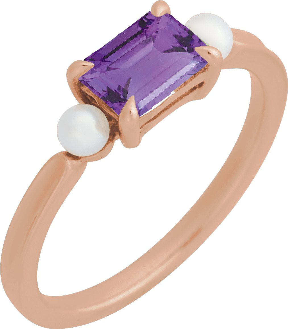 Accented Pearl Ring