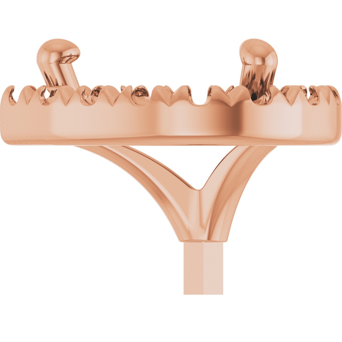 French-Set Halo-Style Peg Setting