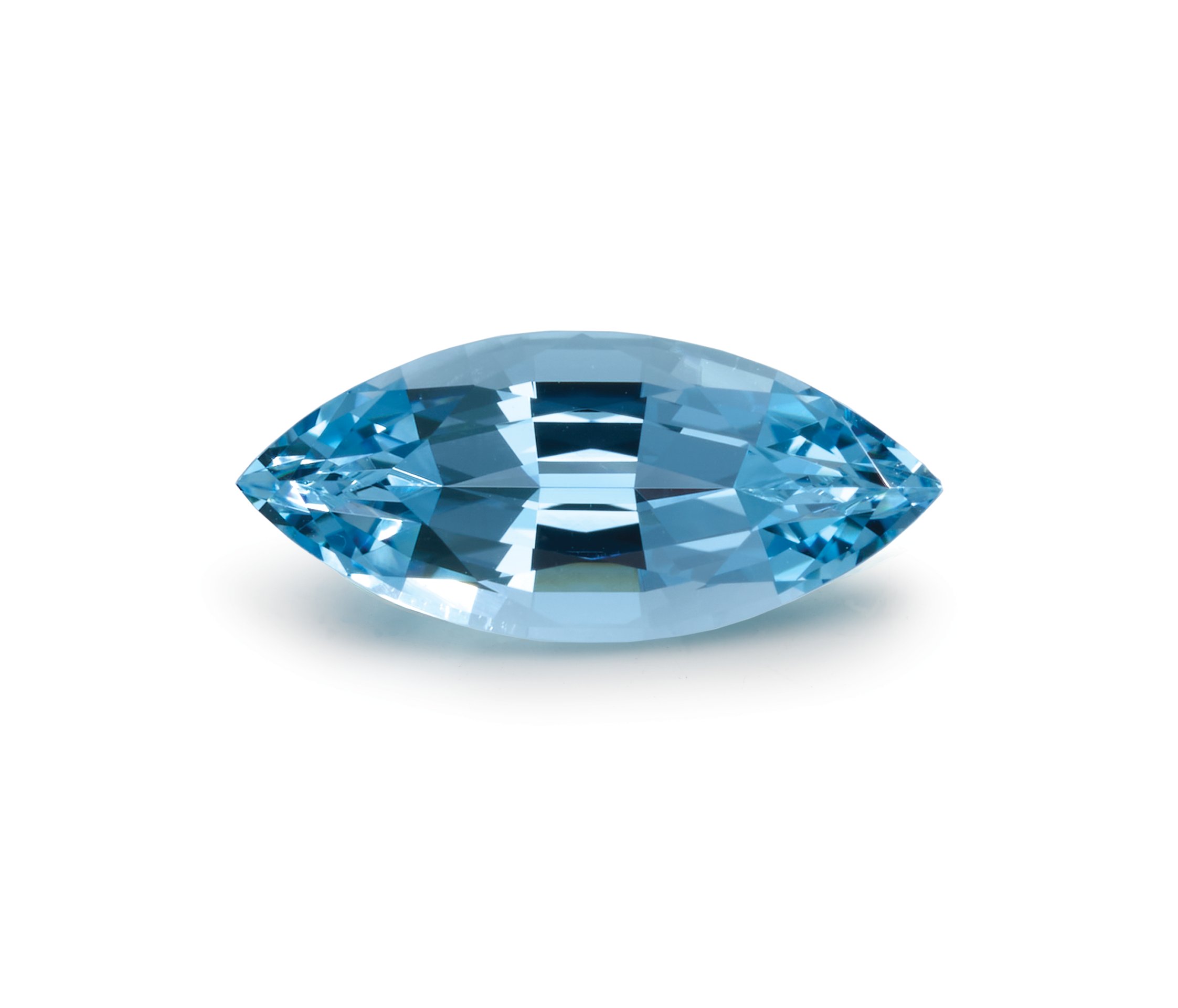 MARQUISE 3.37ct Natural Aquamarine 