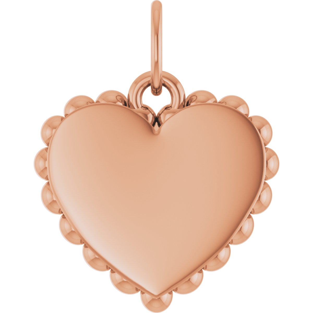 Engravable Heart Necklace or Charm/Pendant