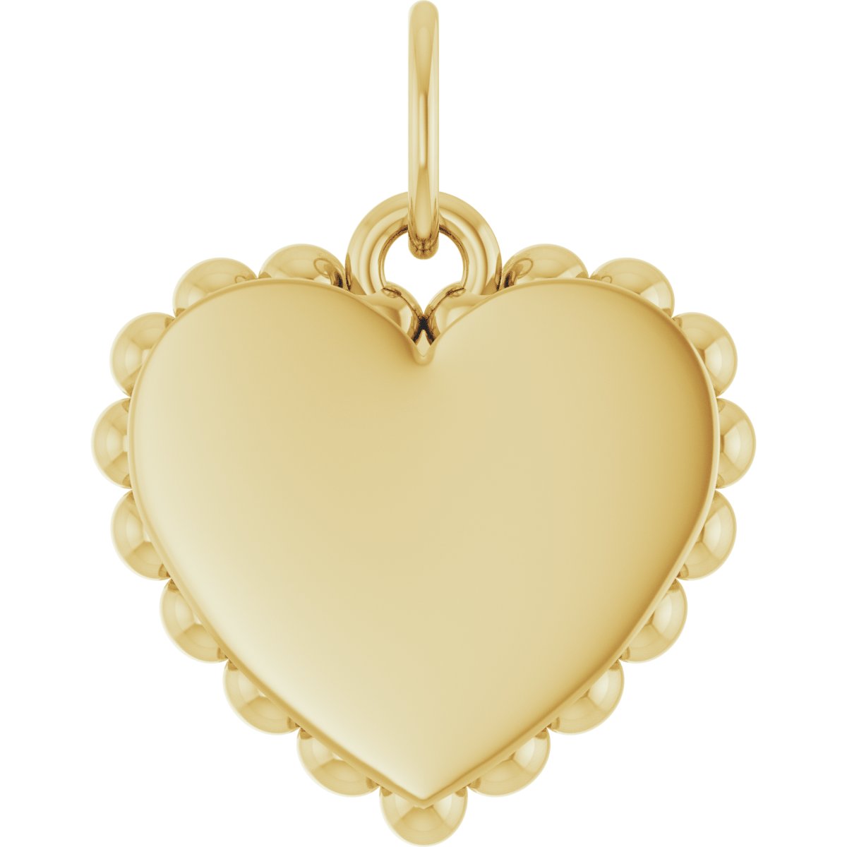 Engravable Heart Necklace or Charm/Pendant