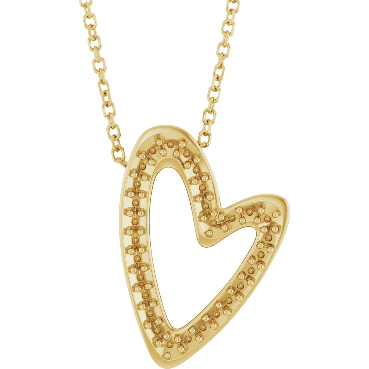 Accented Heart Necklace or Pendant