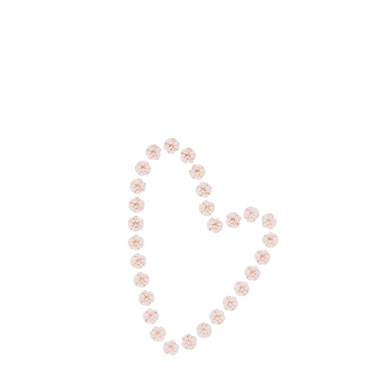 Accented Heart Necklace or Pendant