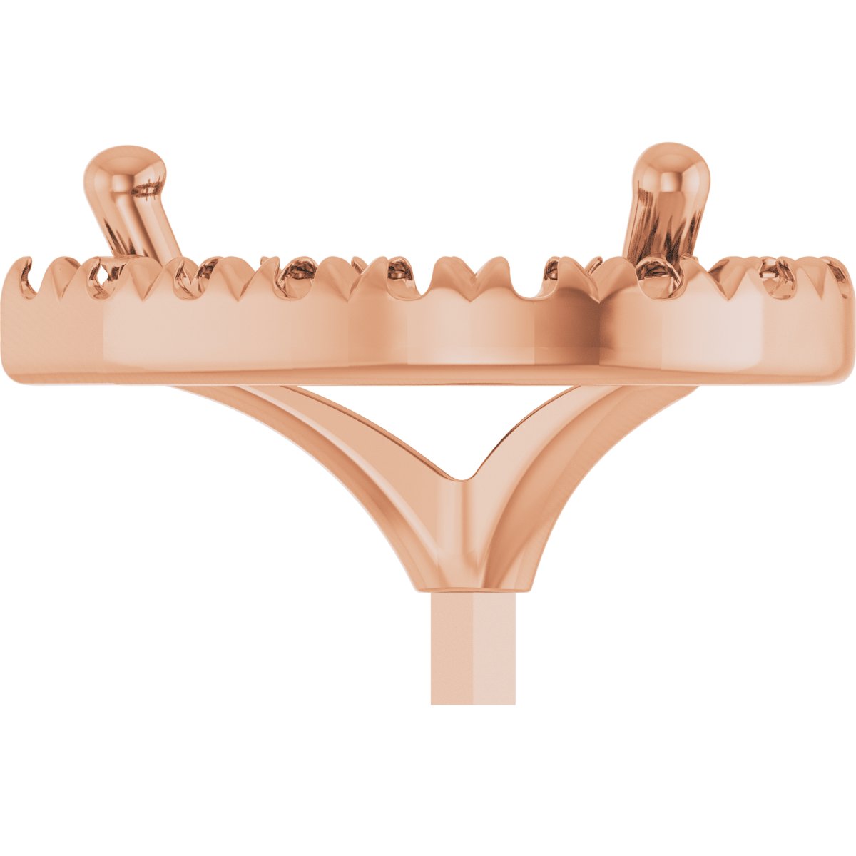 French-Set Halo-Style Peg Setting
