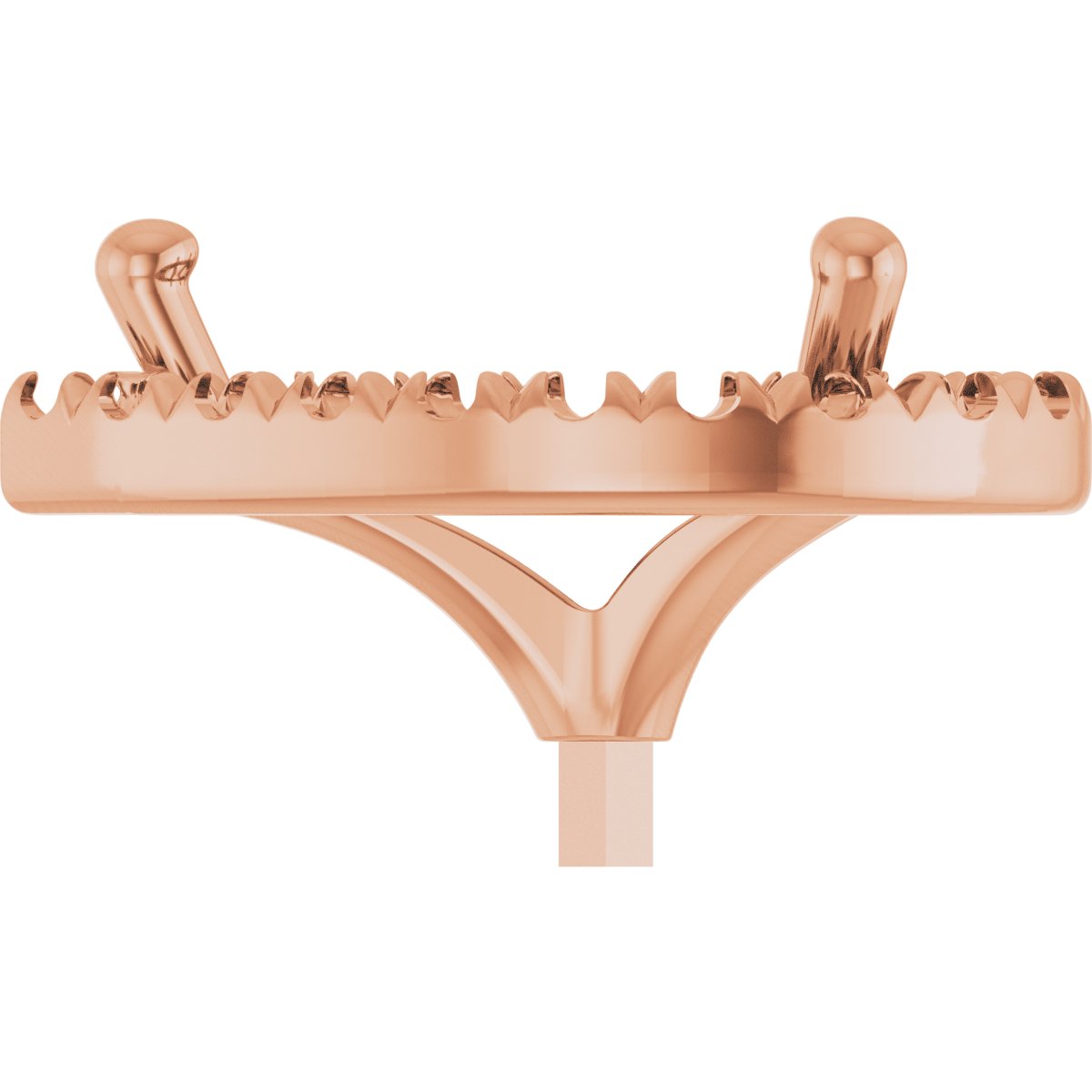 French-Set Halo-Style Peg Setting