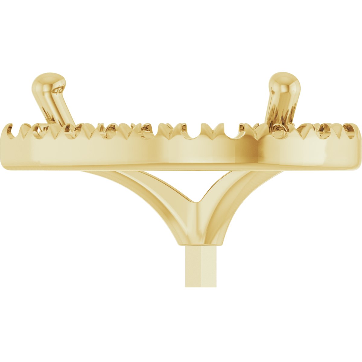 French-Set Halo-Style Peg Setting