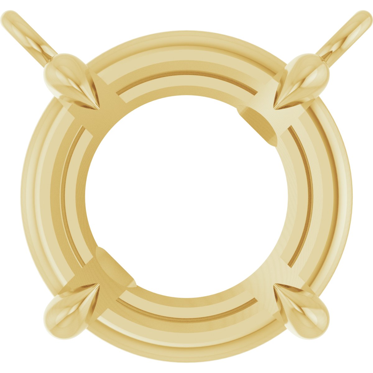 Claw-Prong Solitaire Necklace Center