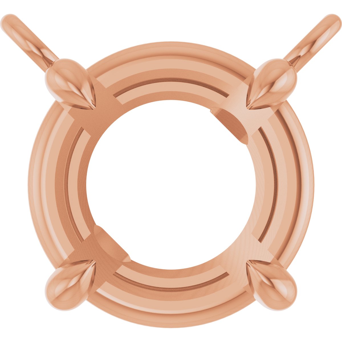 Claw-Prong Solitaire Necklace Center