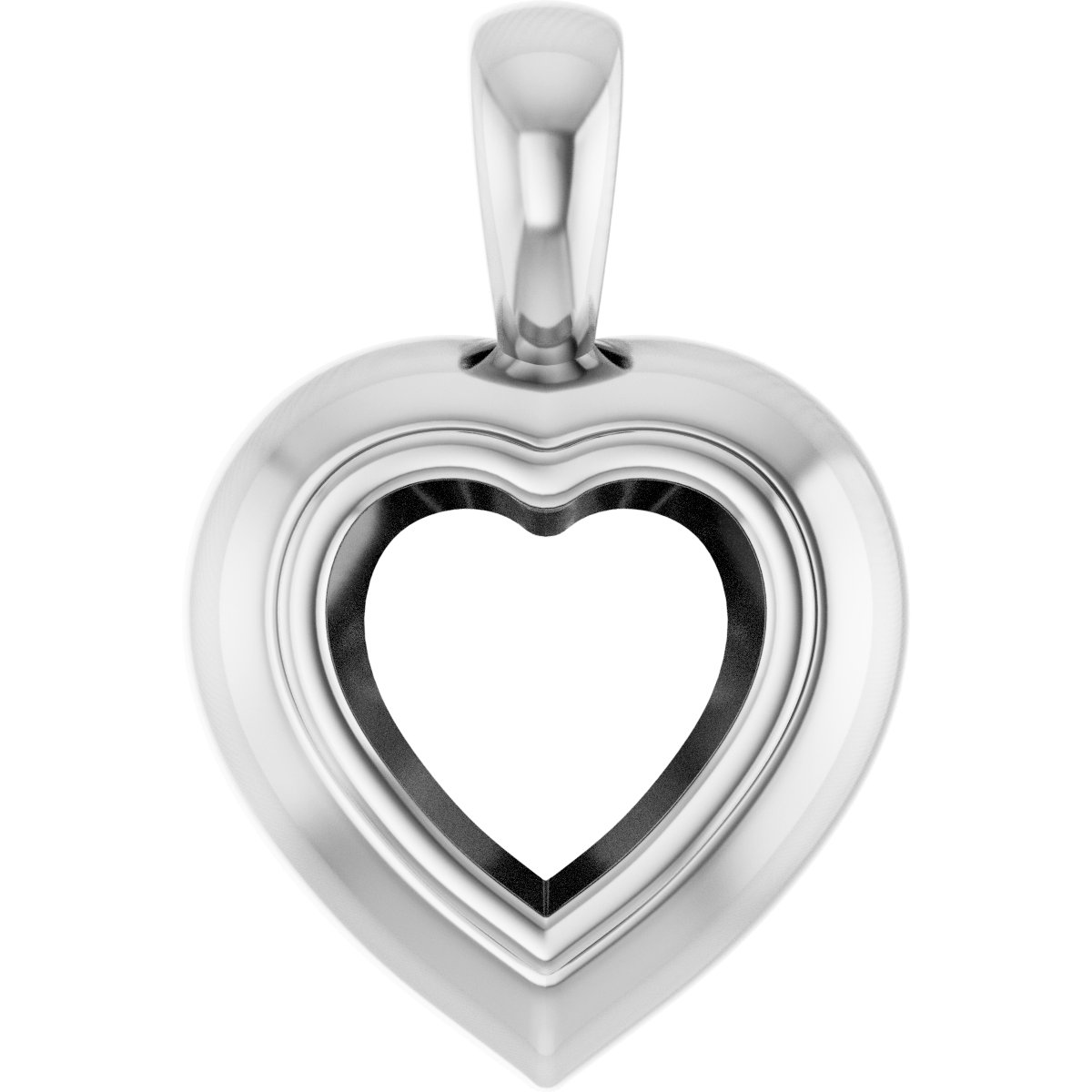 Bezel-Set Solitaire Pendant