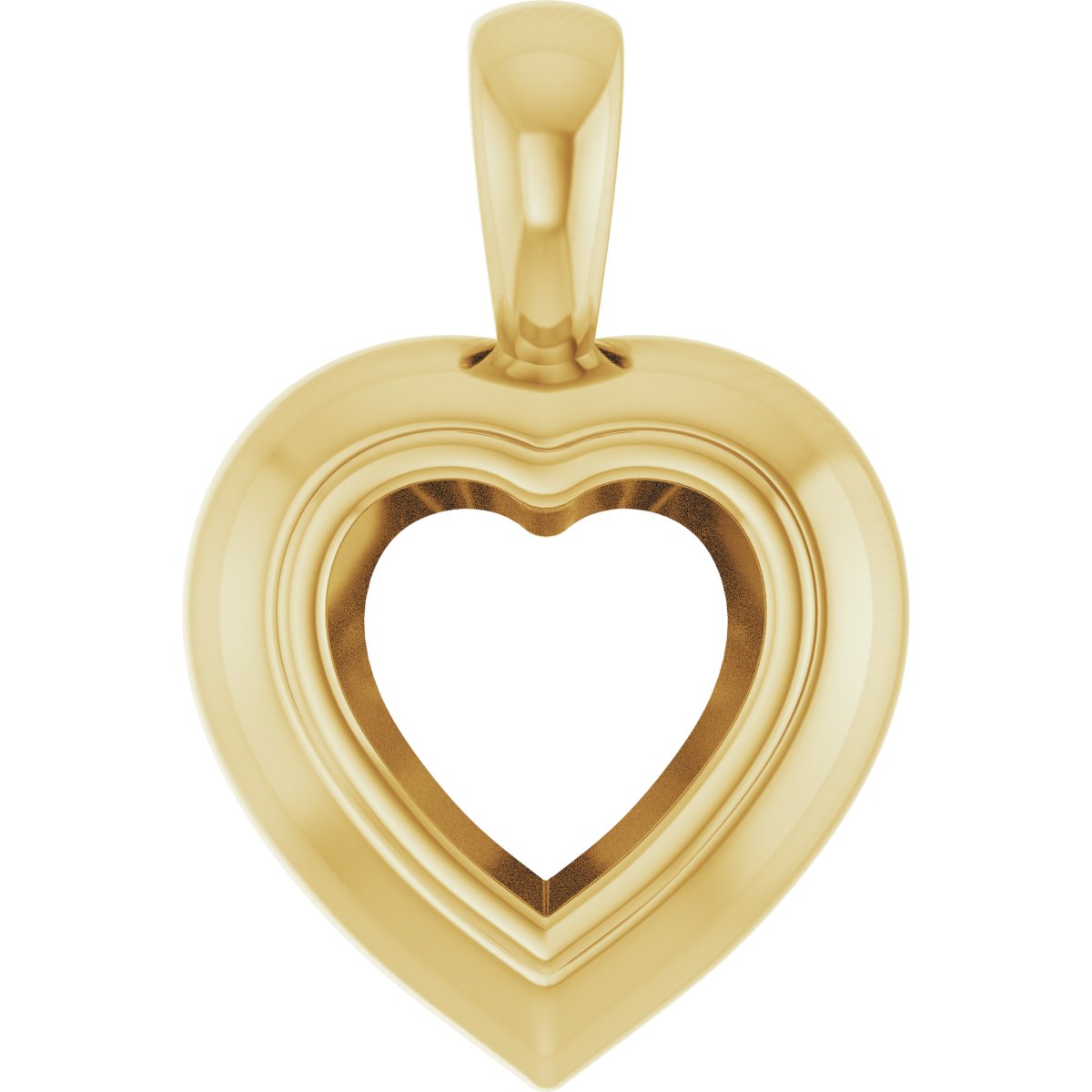 Bezel-Set Solitaire Pendant
