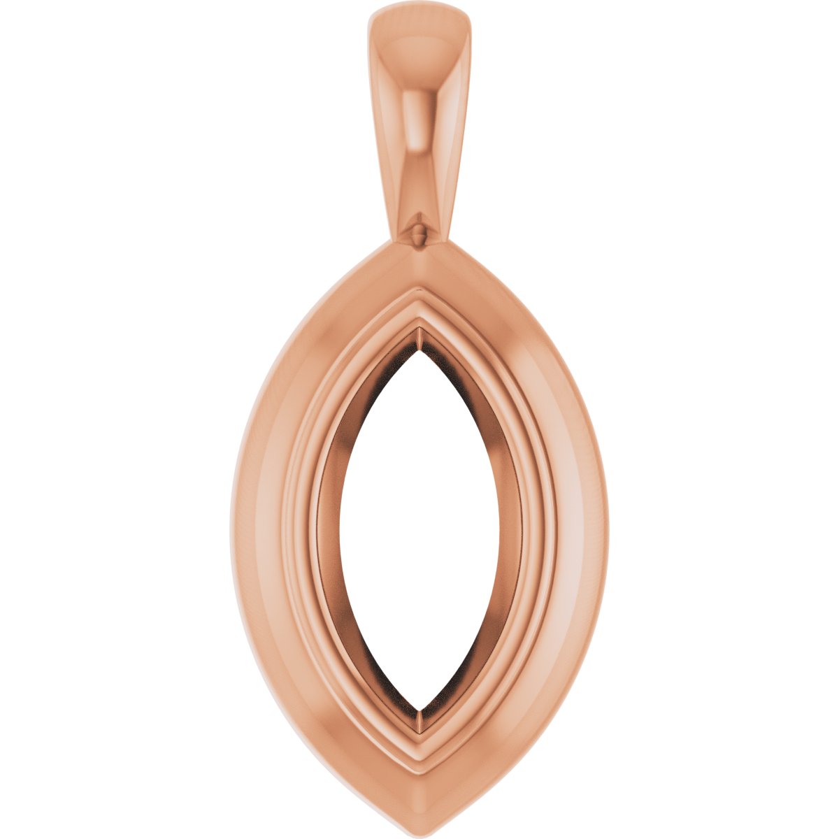 Bezel-Set Solitaire Pendant