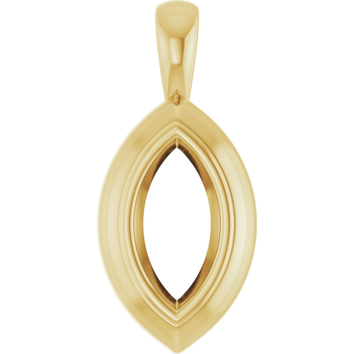 Bezel-Set Solitaire Pendant