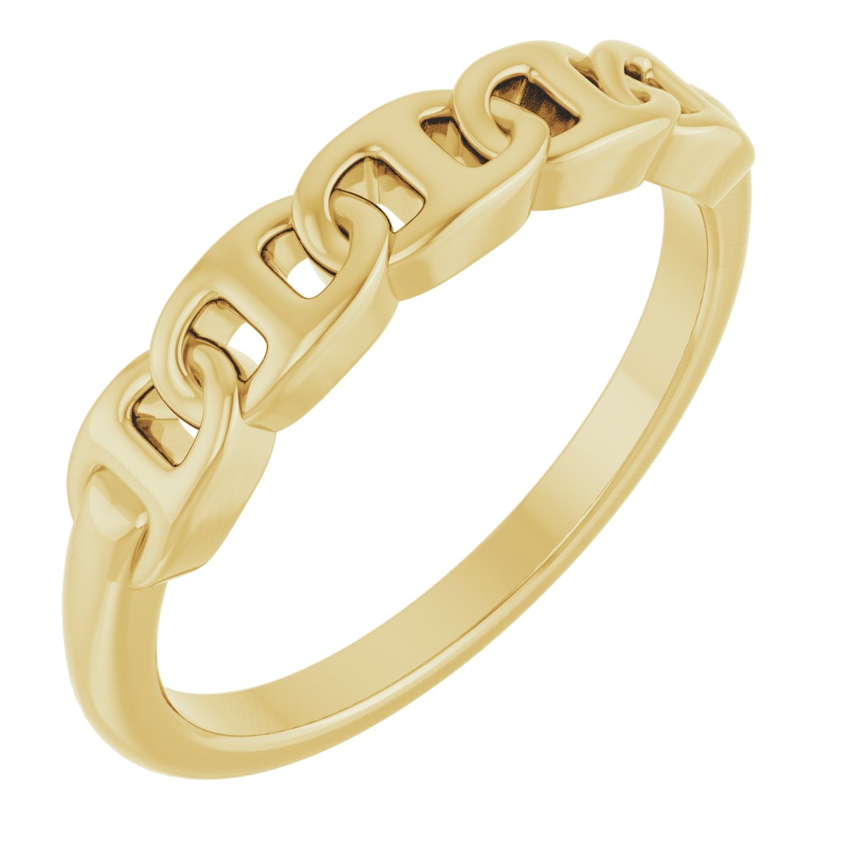Anchor Chain Link Ring