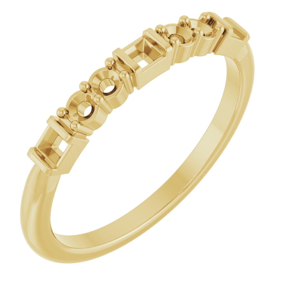 Accented Stackable Ring