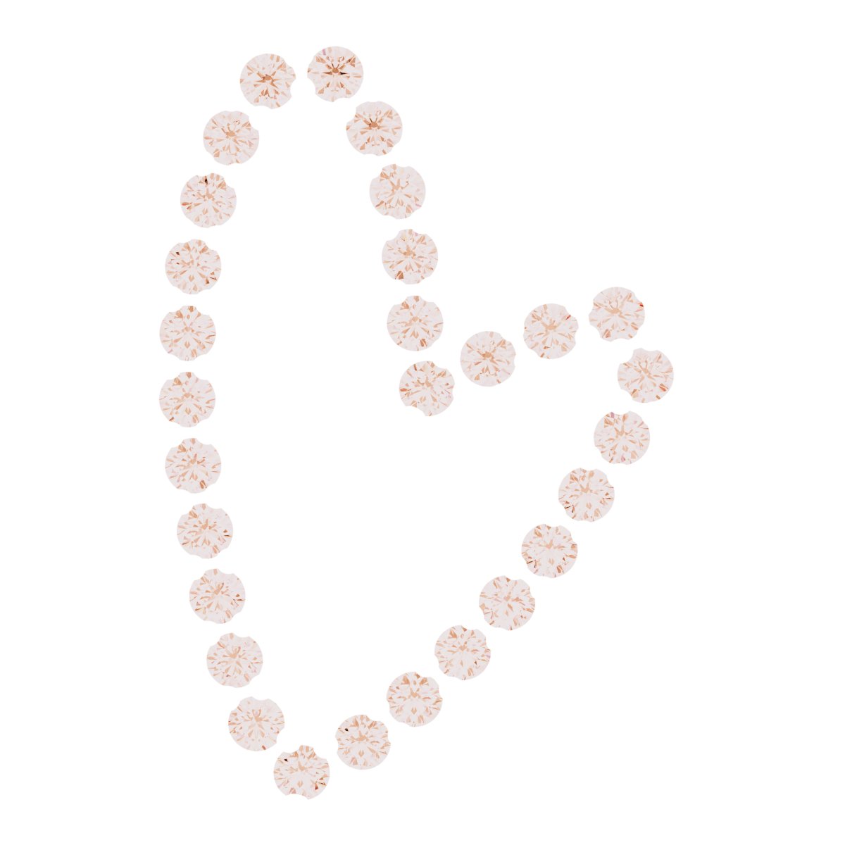 Accented Heart Necklace or Pendant