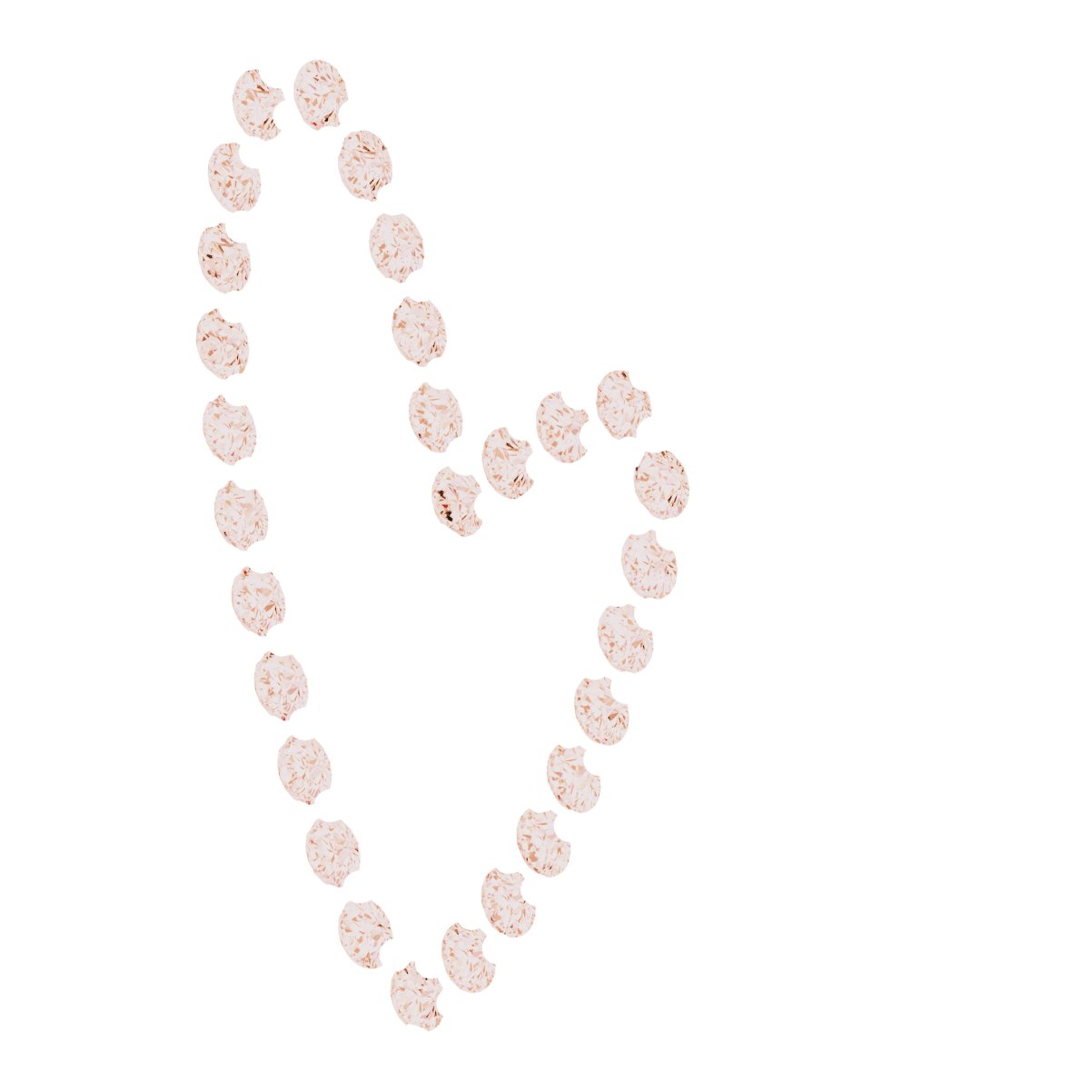 Alternative view of Accented Heart Necklace or Pendant