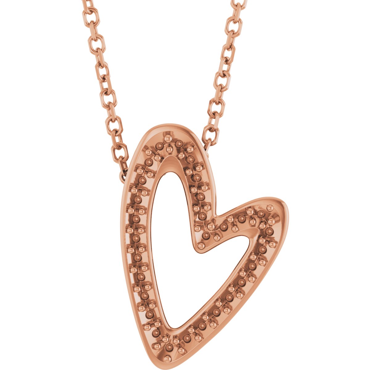 Accented Heart Necklace or Pendant