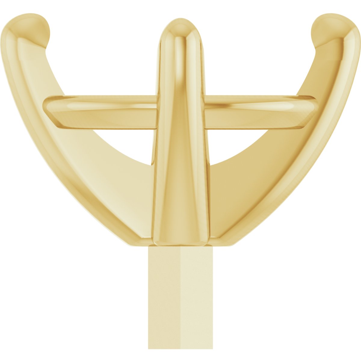 Oval 4-Prong Peg Setting