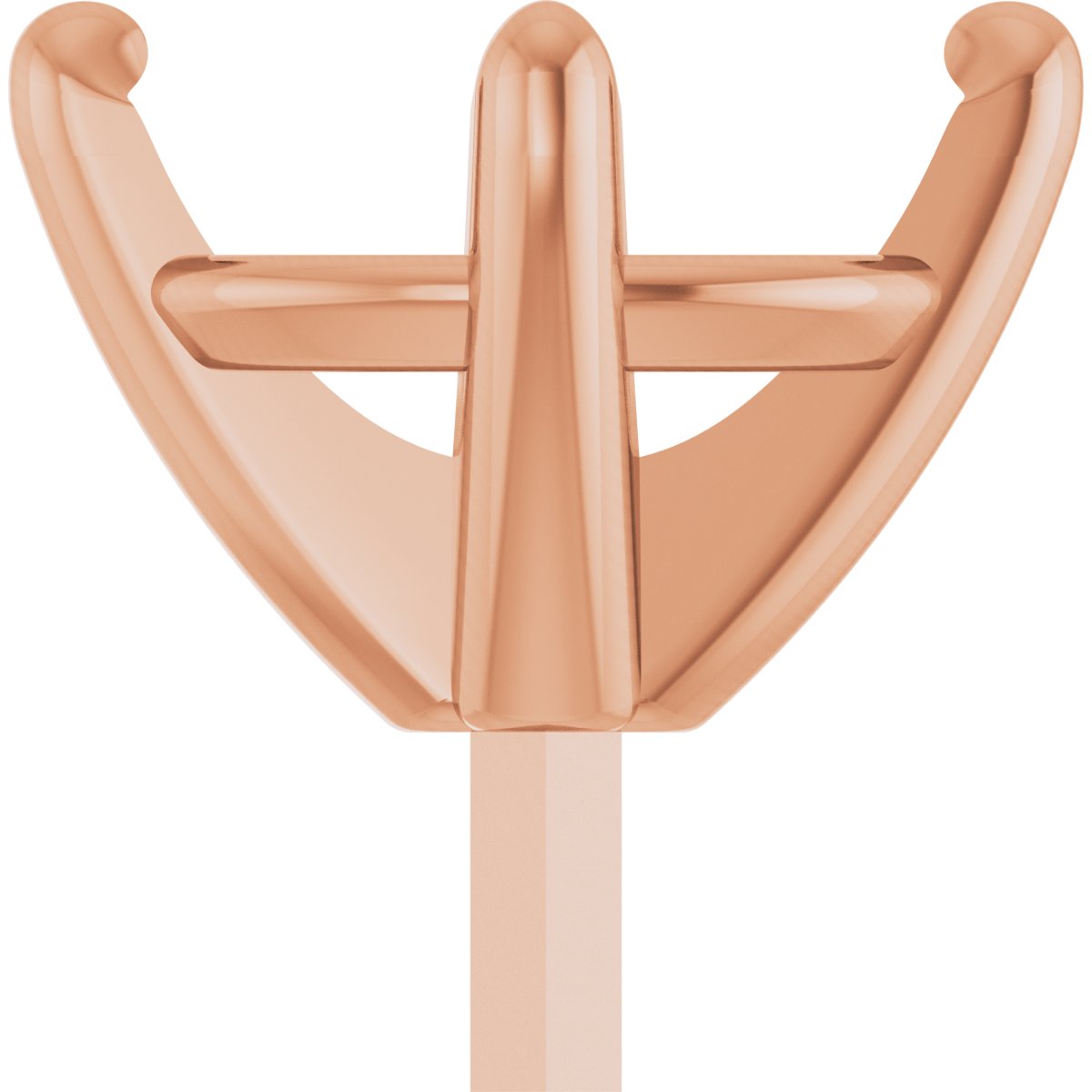 Oval 4-Prong Peg Setting