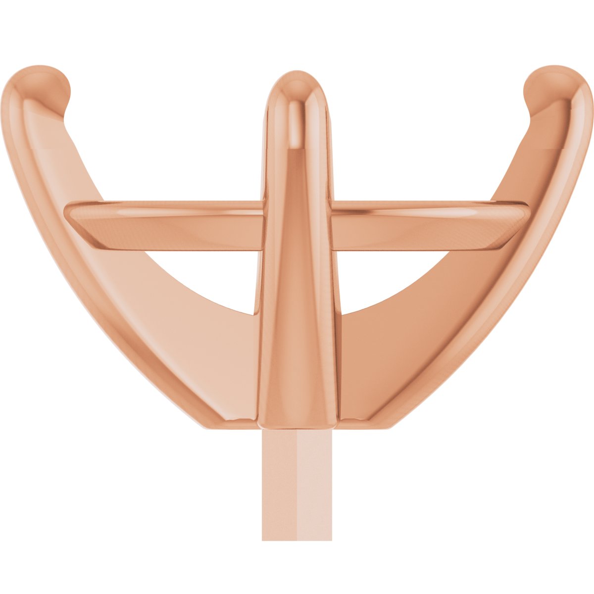 Oval 4-Prong Peg Setting