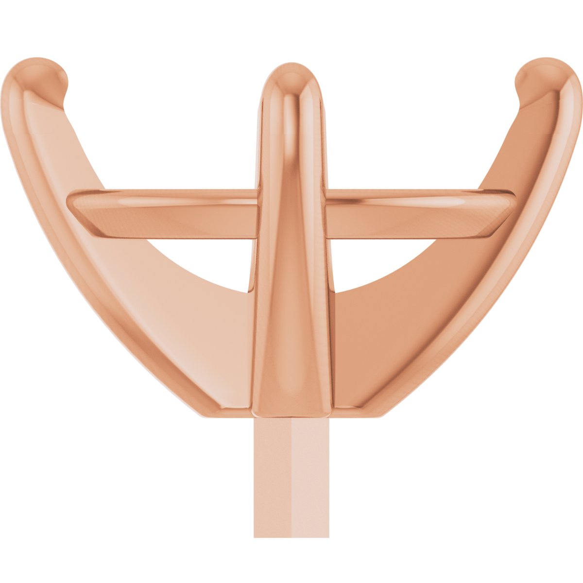 Oval 4-Prong Peg Setting