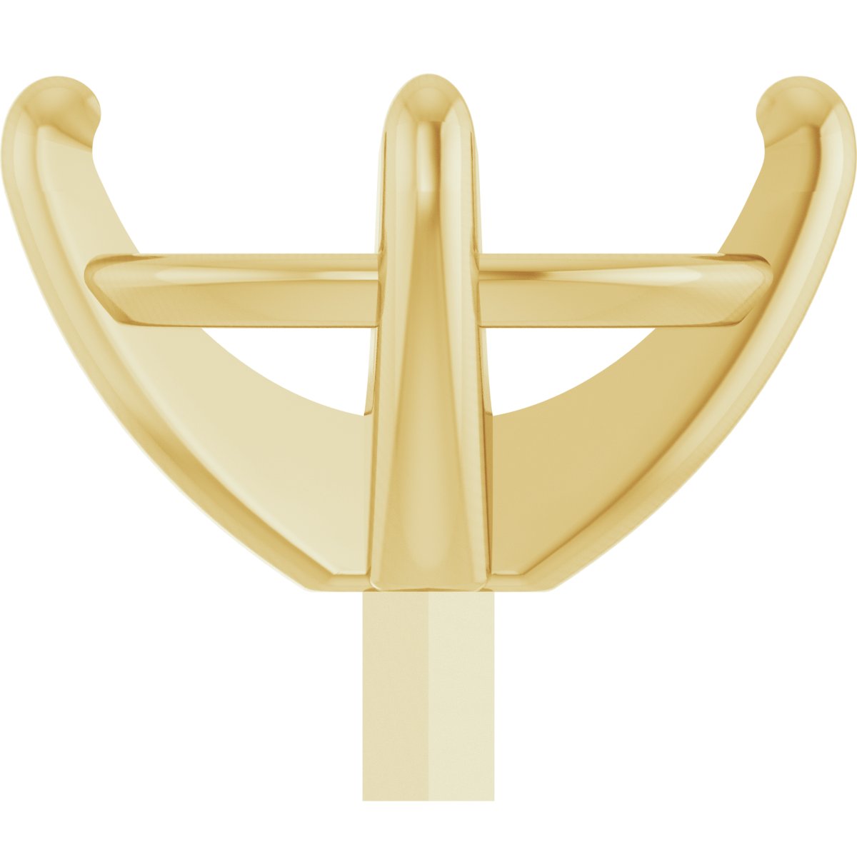 Oval 4-Prong Peg Setting