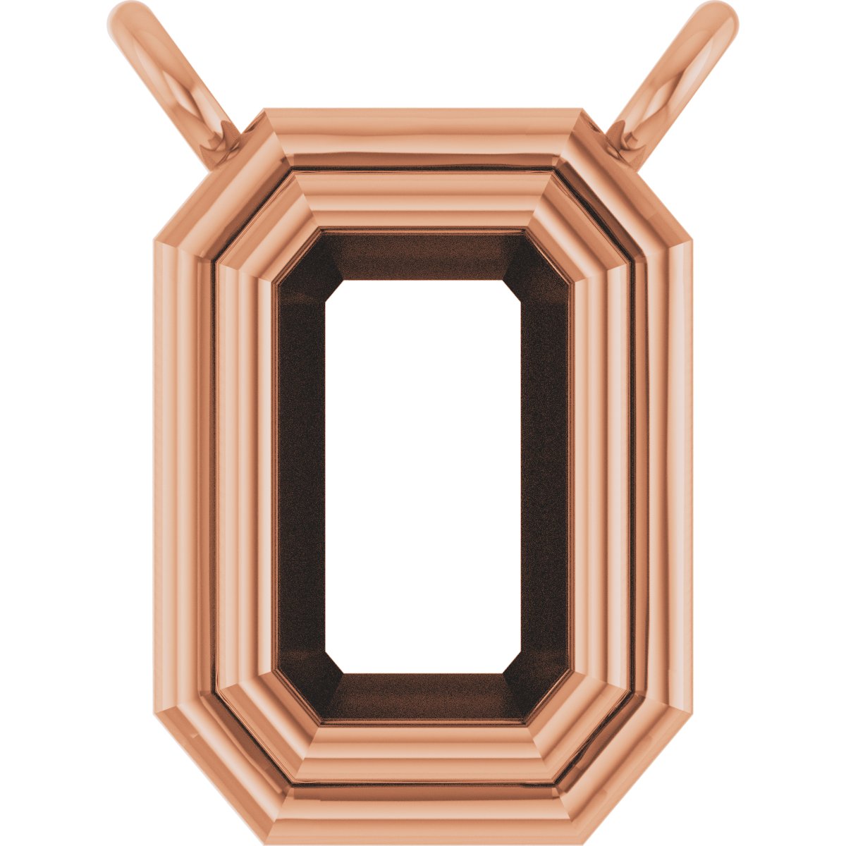 Round Bezel-Set Necklace or Center