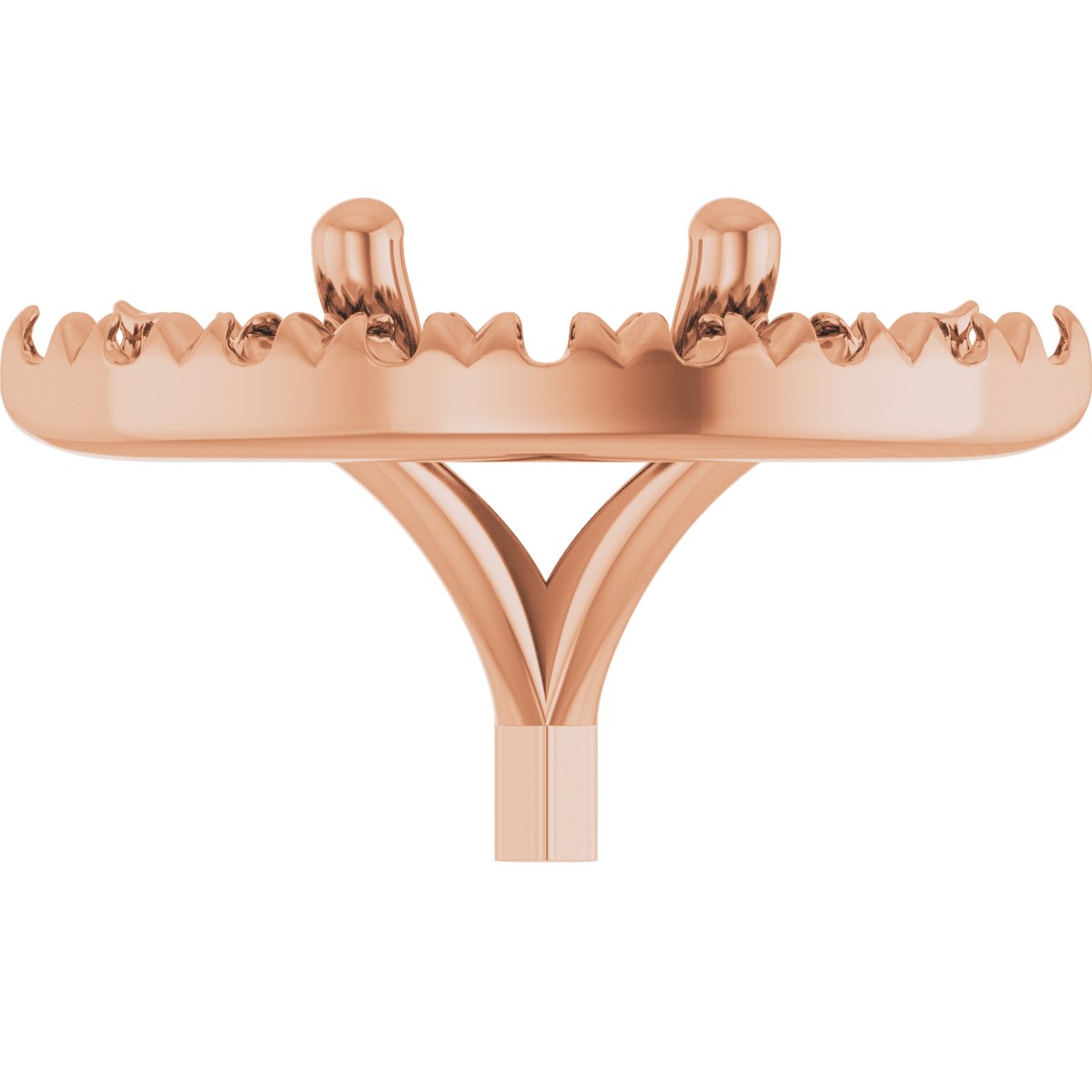 French-Set Halo-Style Peg Setting