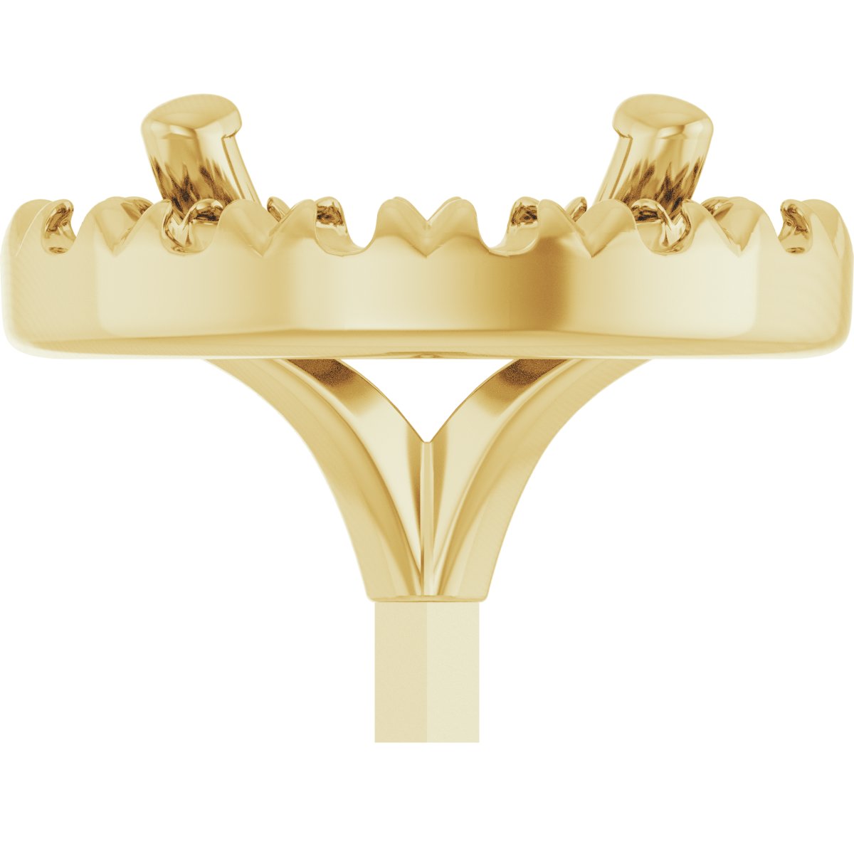 French-Set Halo-Style Peg Setting