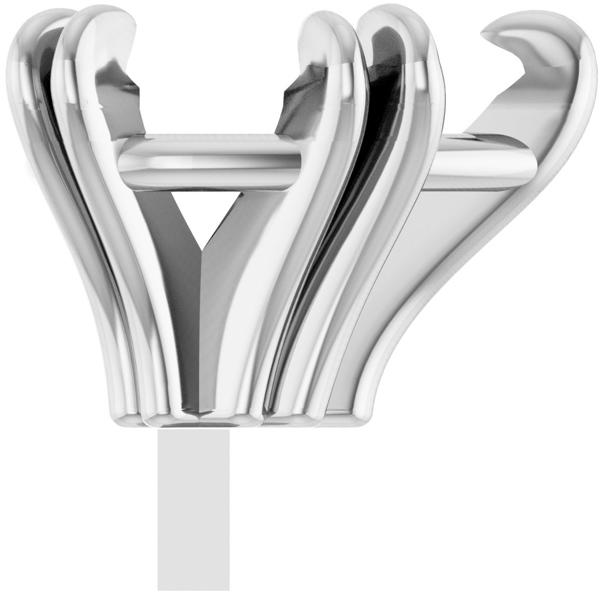 Pre-Notched Double-Claw Peg Setting