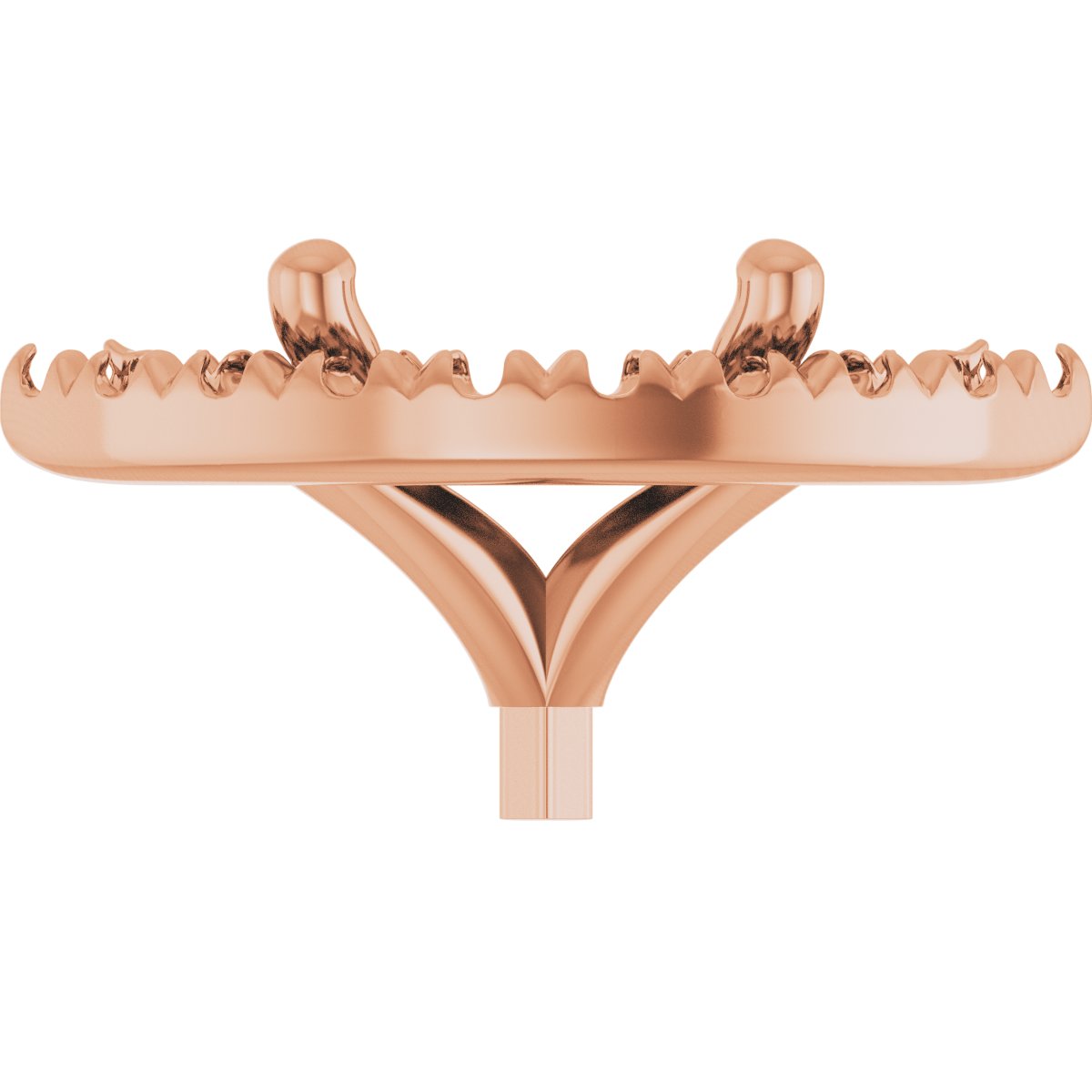 French-Set Halo-Style Peg Setting
