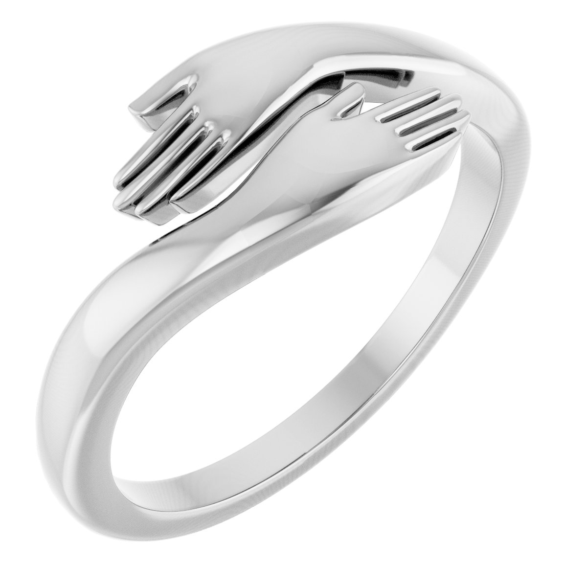 Platinum Hug Ring
