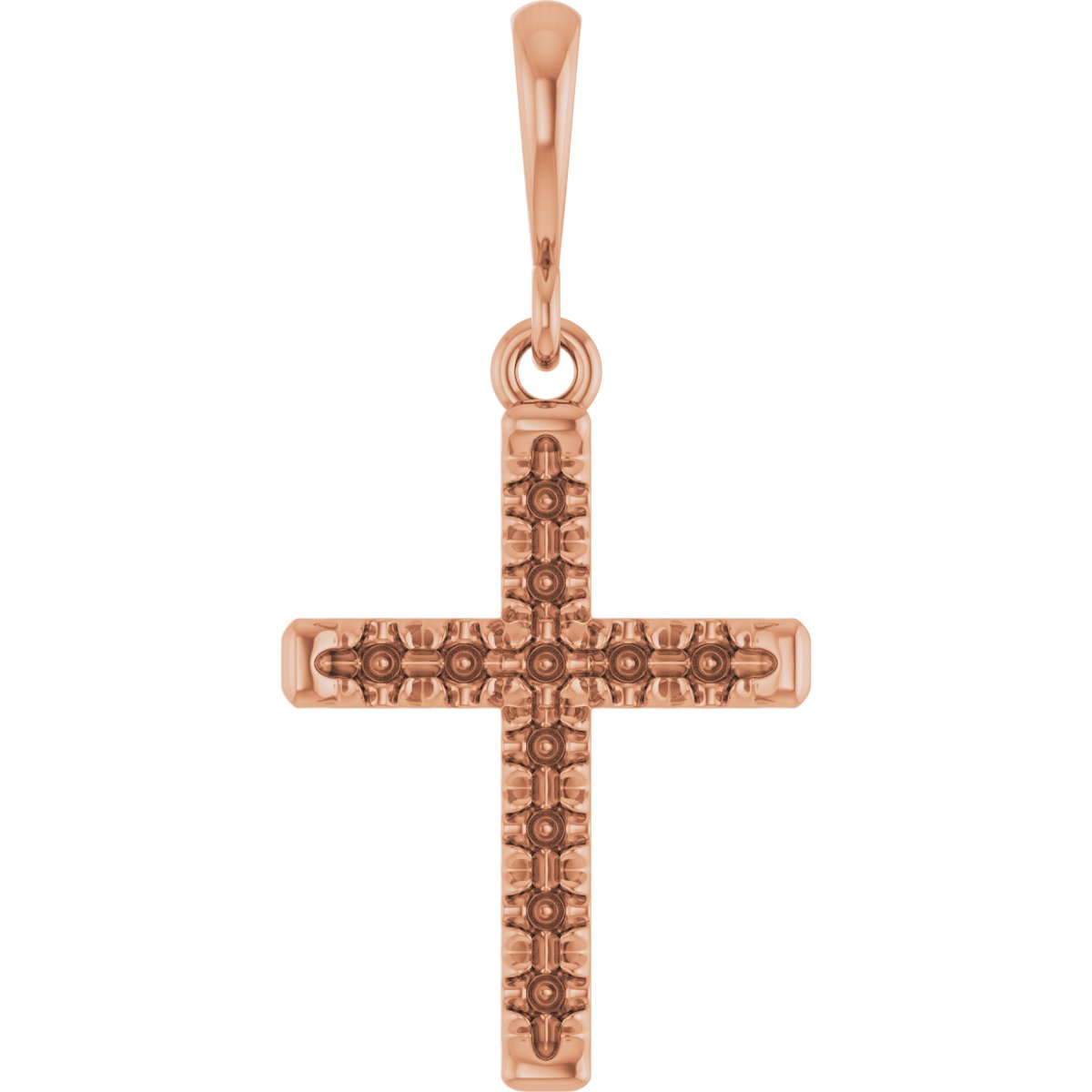 French-Set Cross Necklace or Pendant