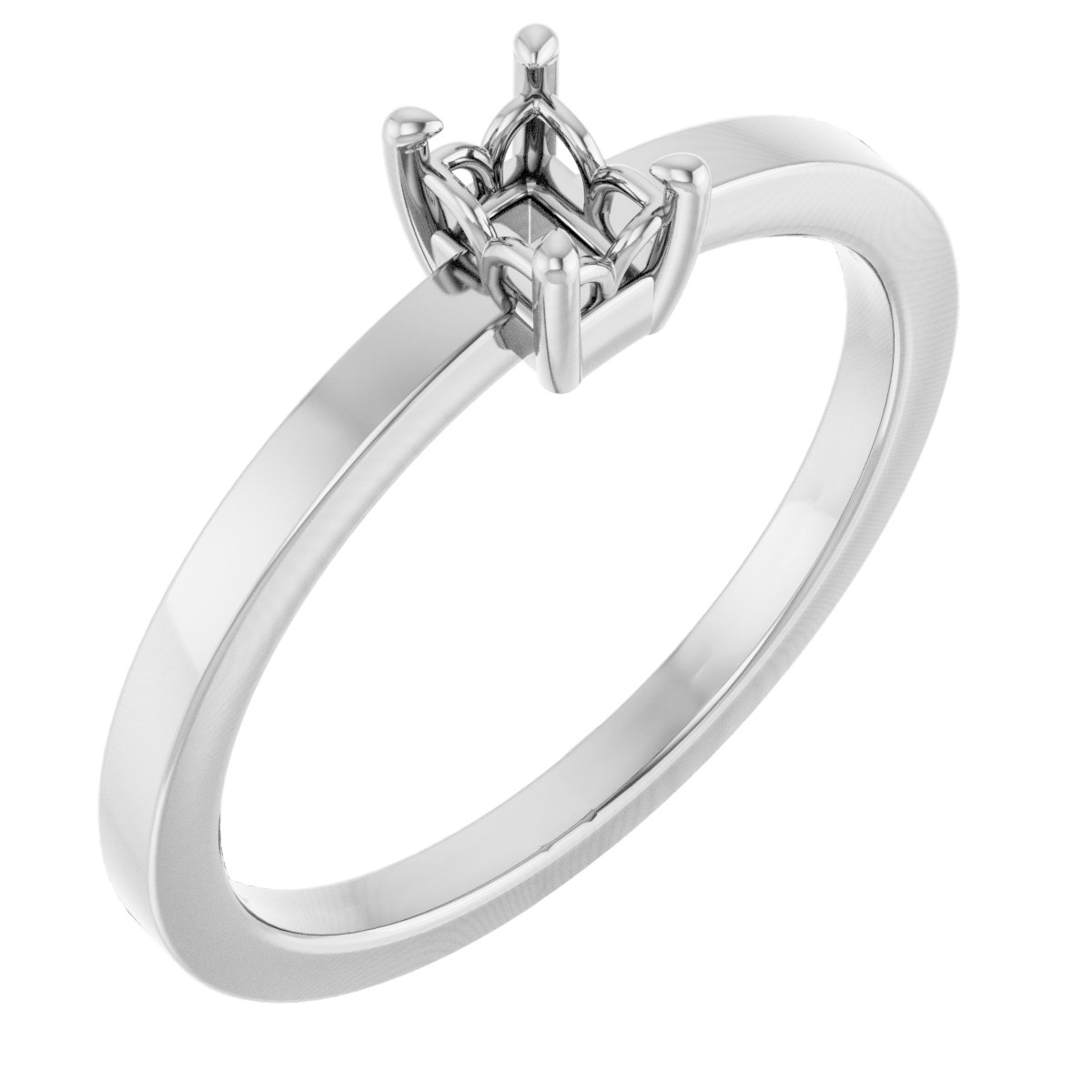 Claw-Prong Solitaire Ring