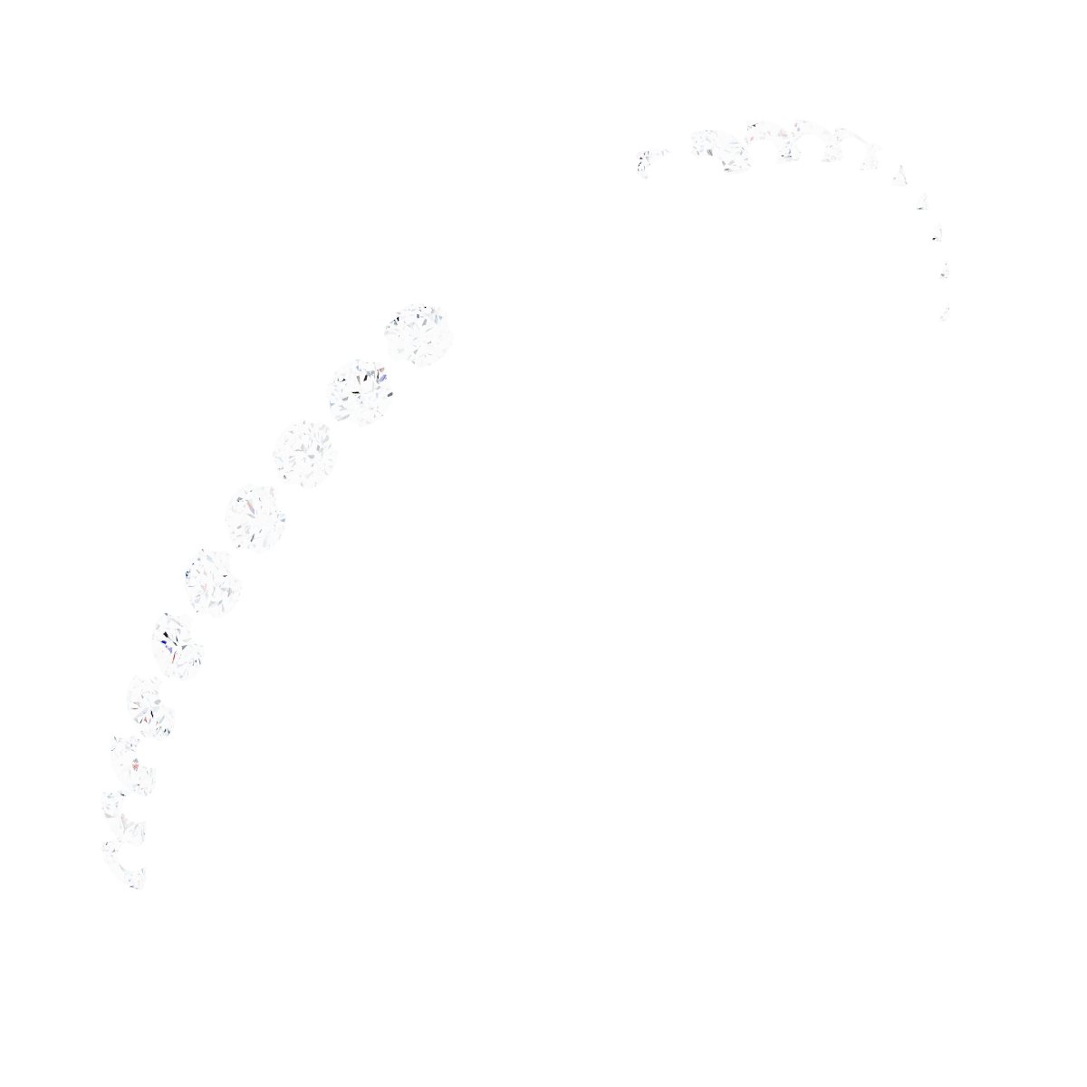 14k White Gold