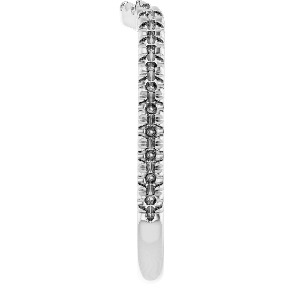 Band Mounting for 14x7 mm Marquise Ring view 4