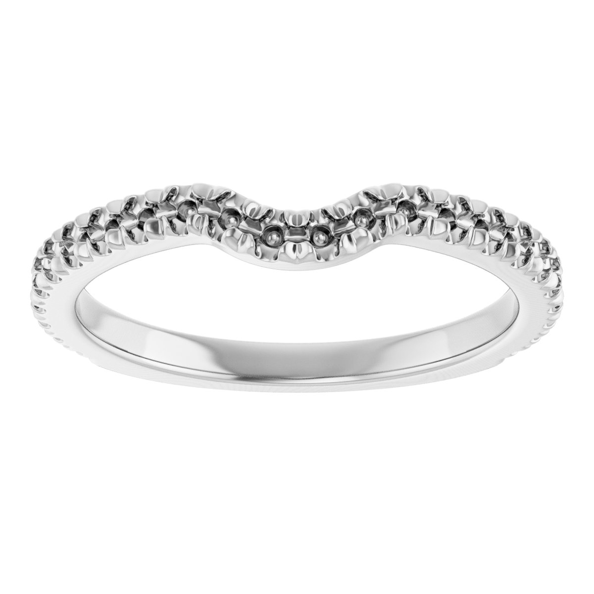 Band Mounting for 14x7 mm Marquise Ring view 3