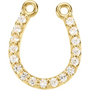 Petite Horseshoe Necklace Center