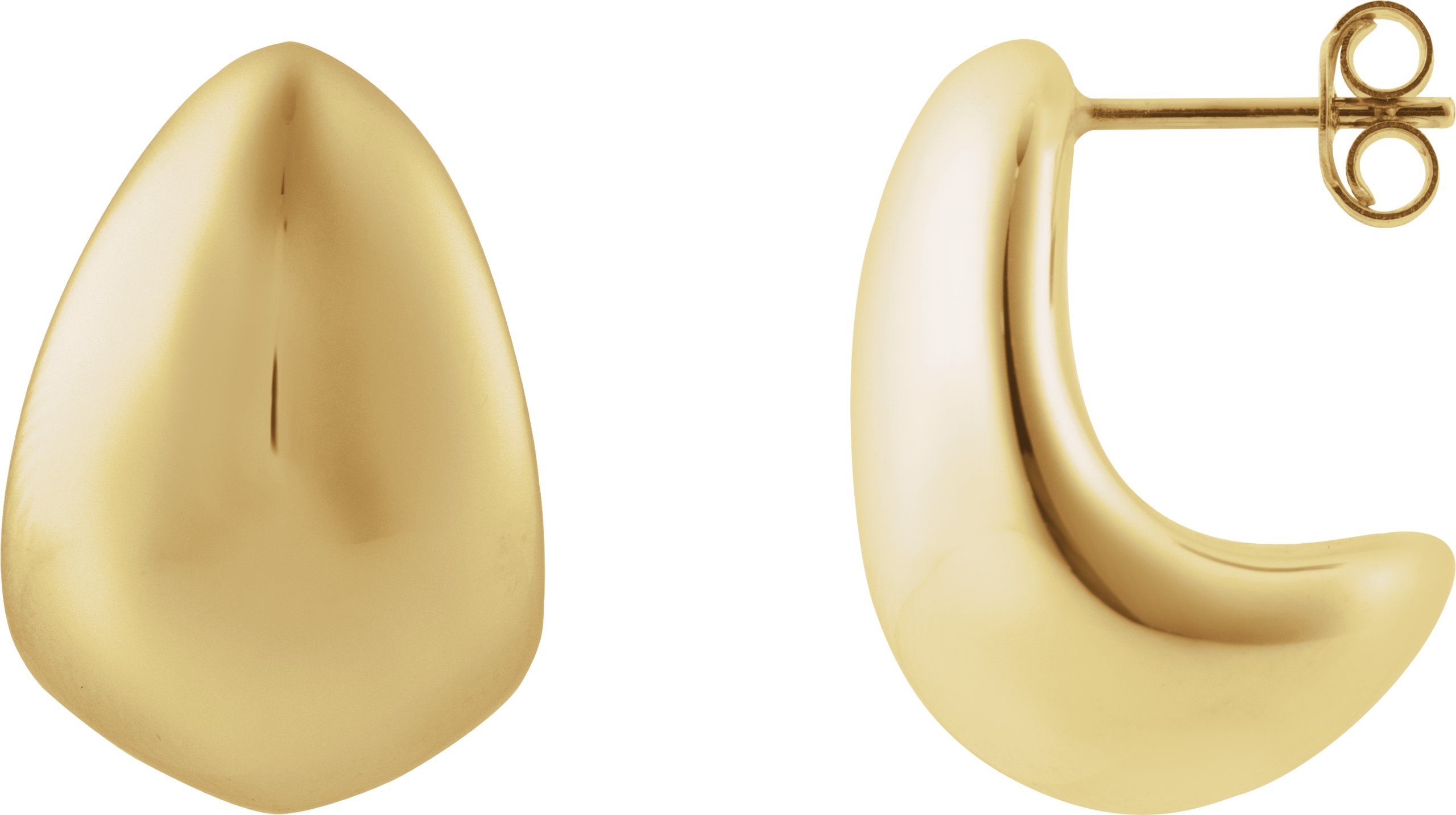 Electroform Teardrop Earrings