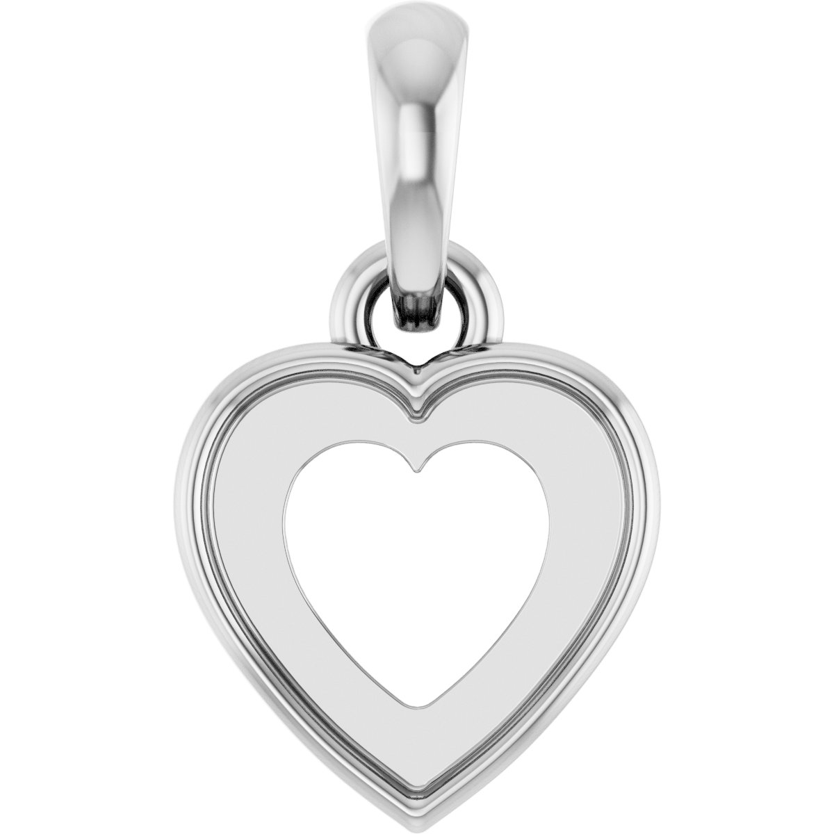 Cabochon Heart Necklace or Pendant