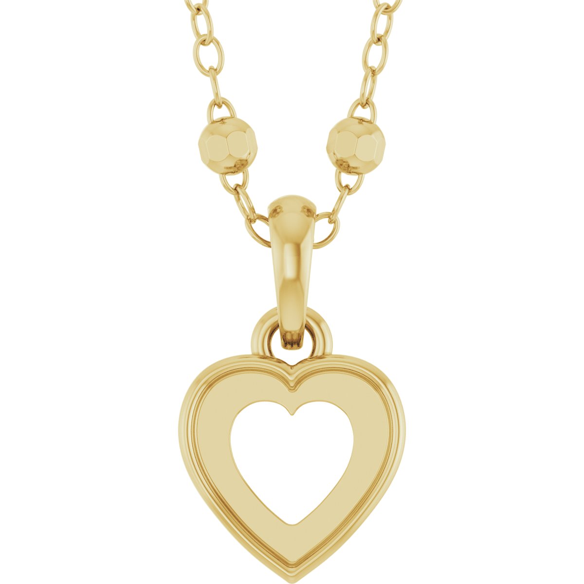 Cabochon Heart Necklace or Pendant
