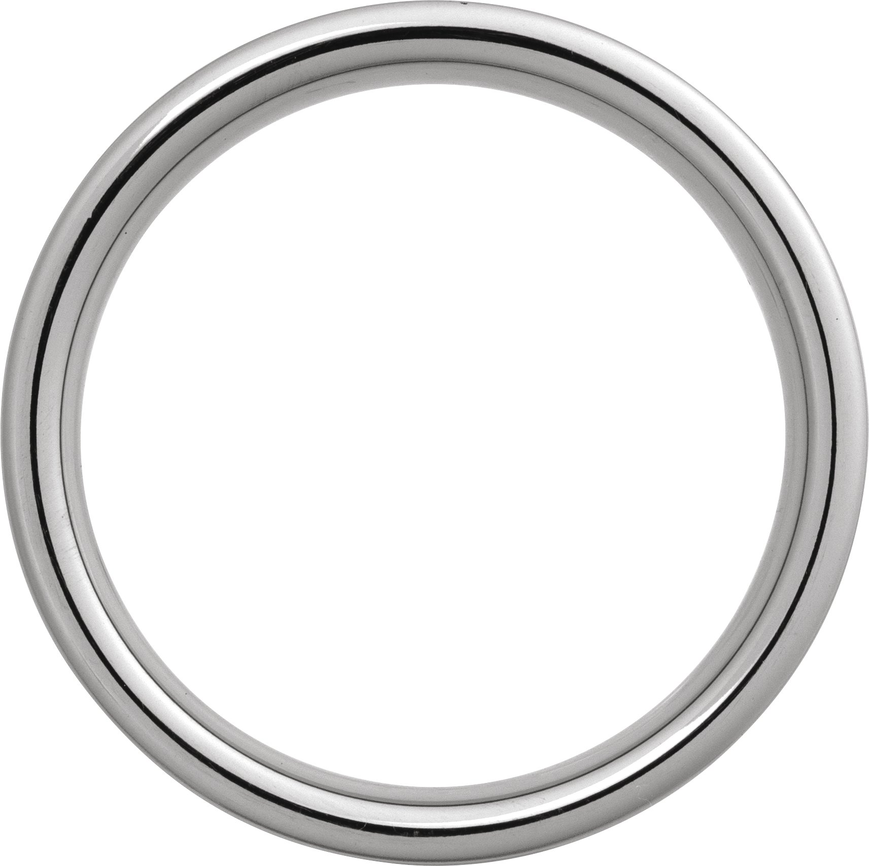 Tungsten 6 mm Comfort-Fit Flat Band Size 7 | Stuller
