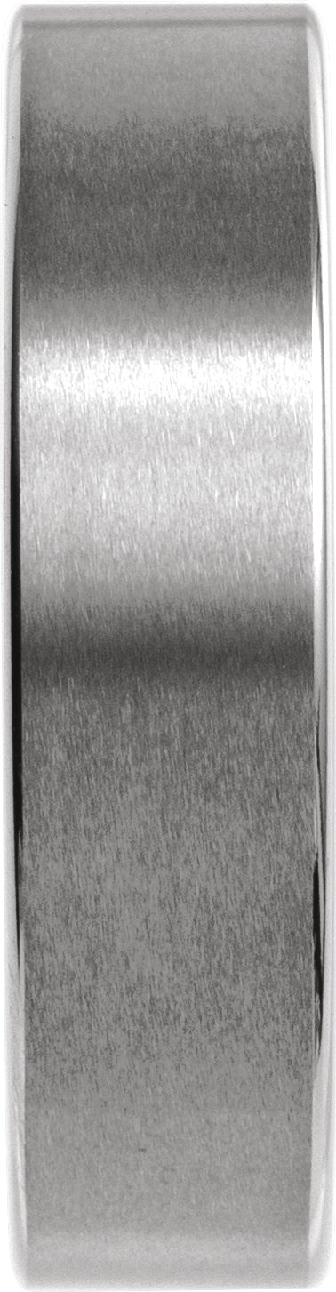 Tungsten 6 mm Comfort-Fit Flat Band Size 7 | Stuller