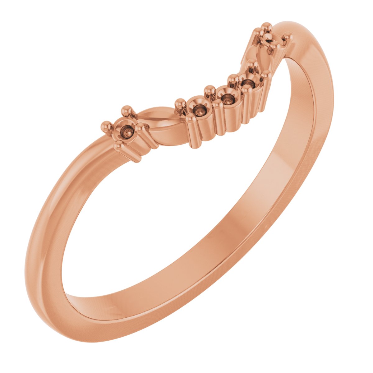 Accented Floral Engagement Ring or Band