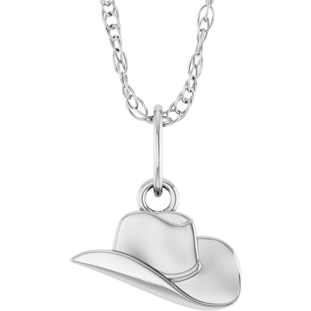 Cowboy Hat Necklace or Pendant