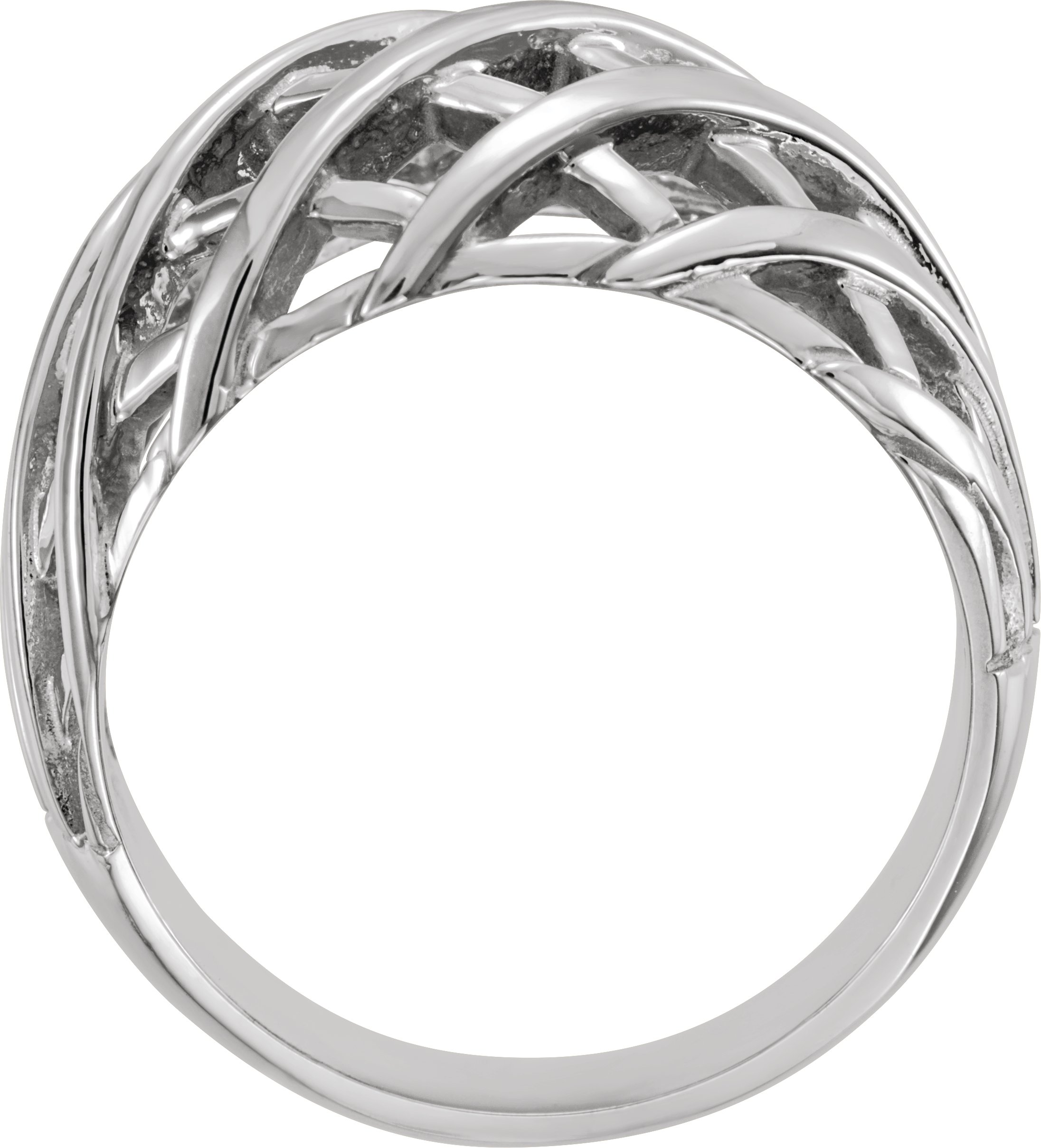 11 mm Latticework Dome Ring view 2