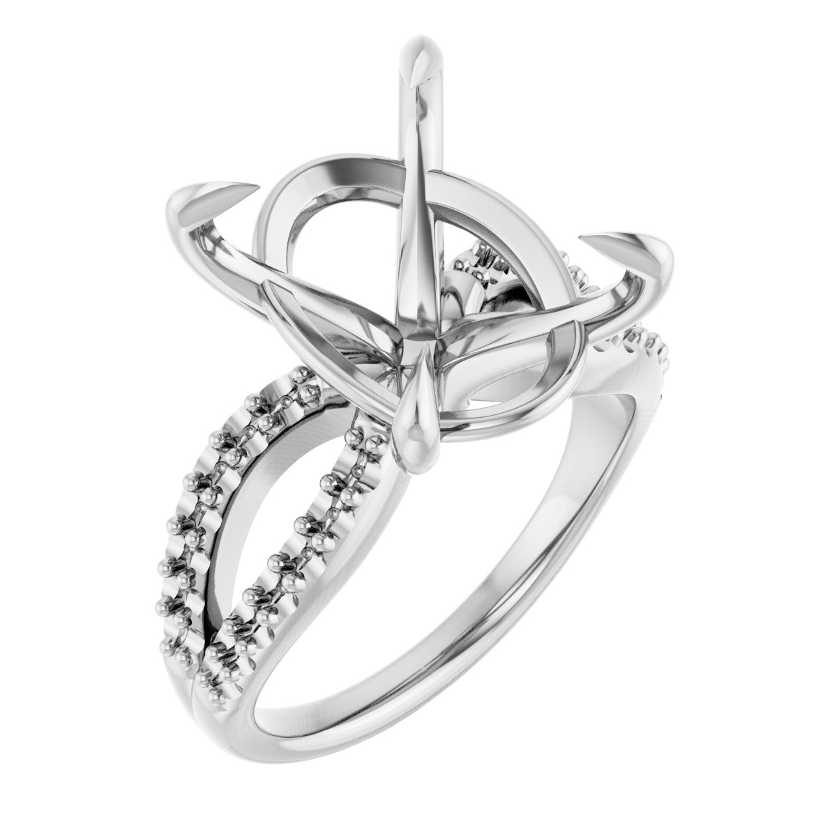 Claw-Prong Engagement Ring