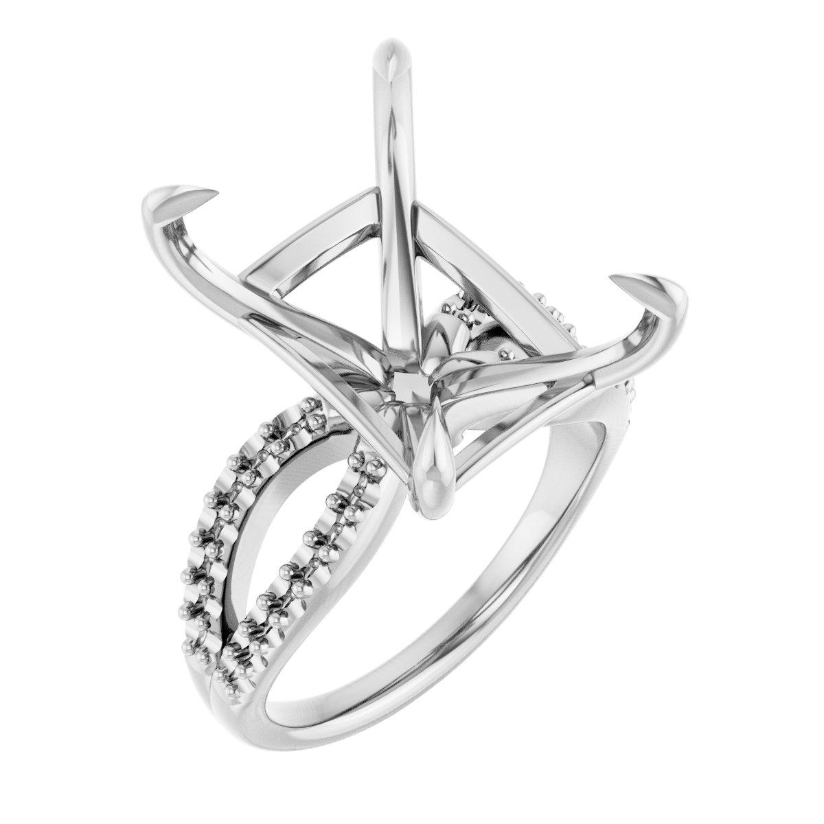 Claw-Prong Engagement Ring