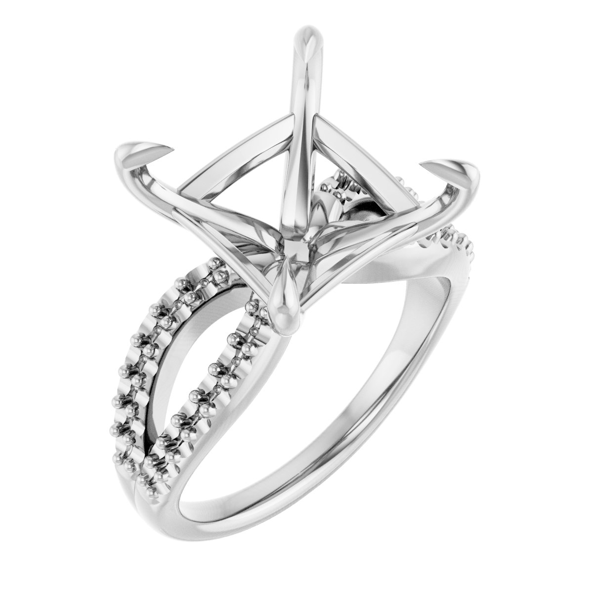 Claw-Prong Engagement Ring